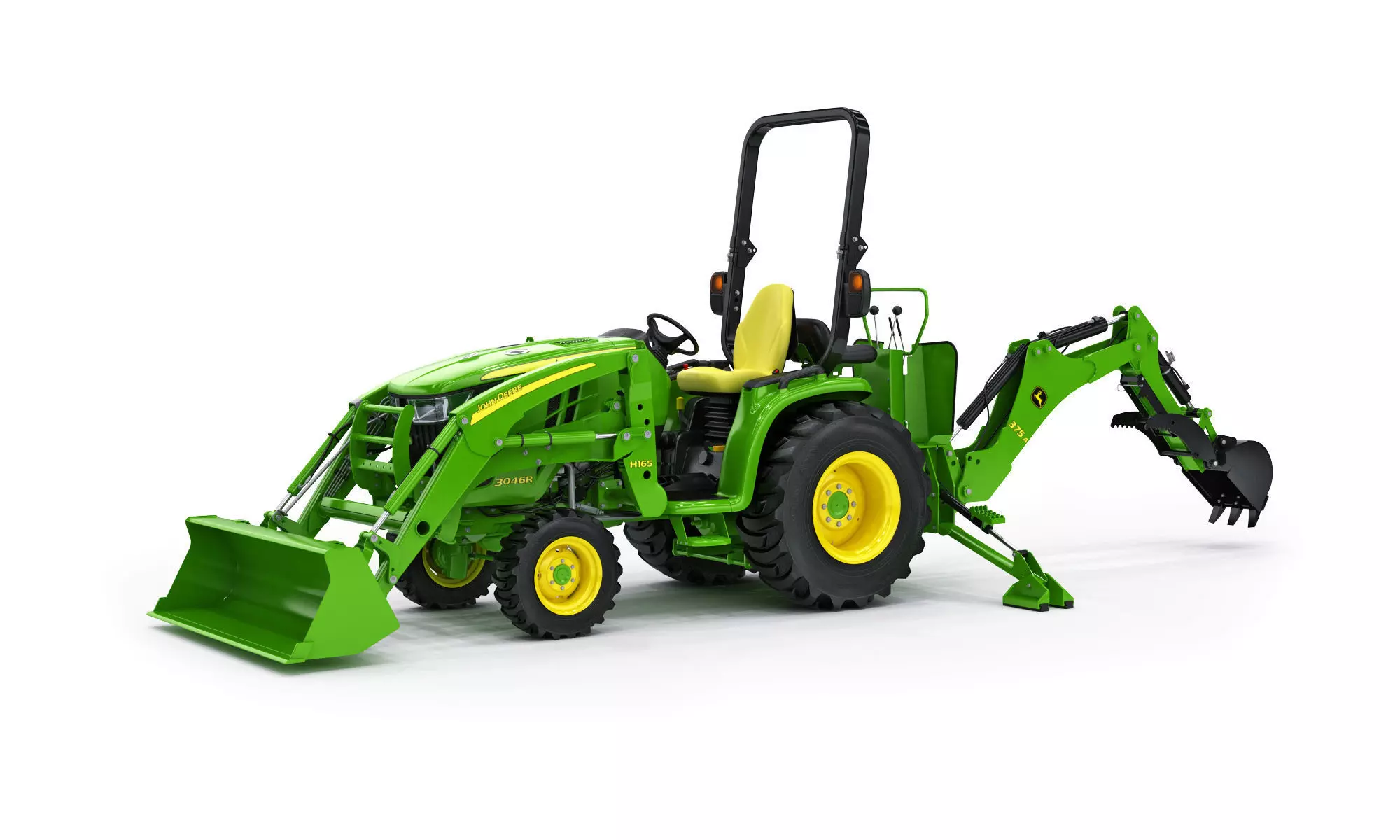 John Deere 3046R Tractor Utility 3D model