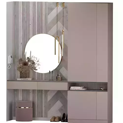 hallway set 06 3D model