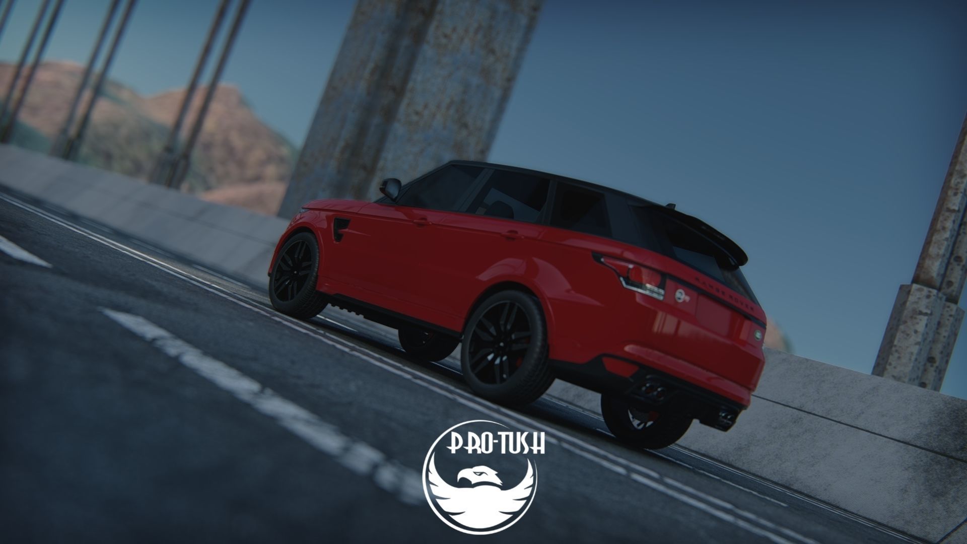 Rang Rover Sport SVR  2015 3D model_21