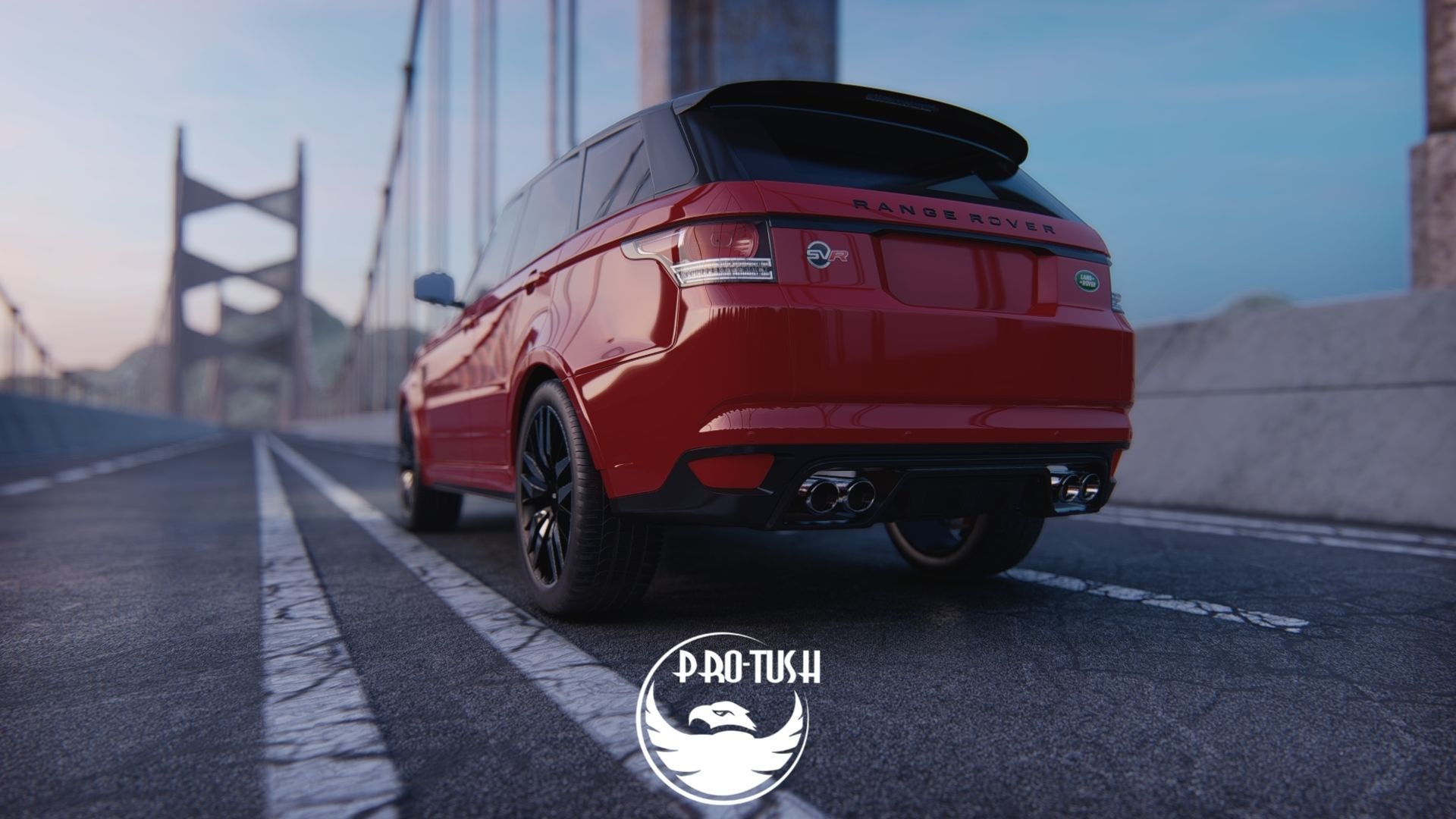 Rang Rover Sport SVR  2015 3D model_27