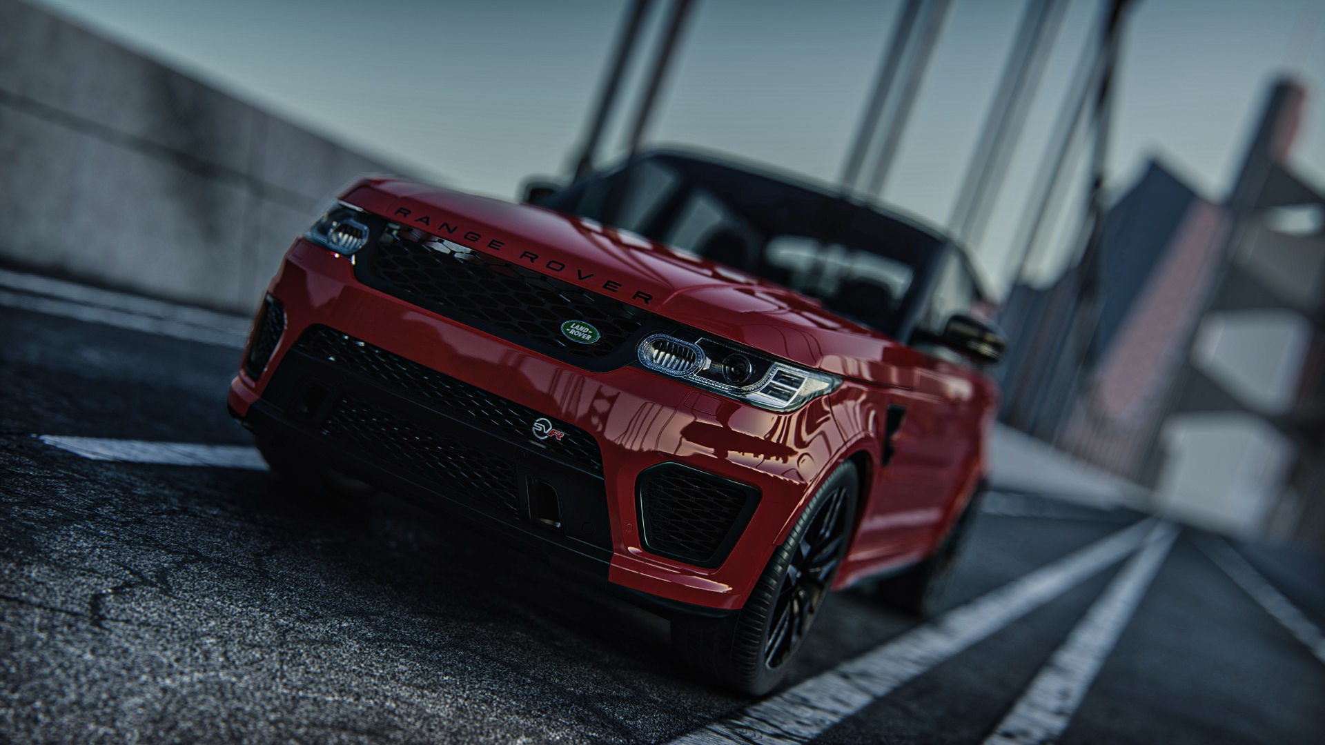 Rang Rover Sport SVR  2015 3D model_3