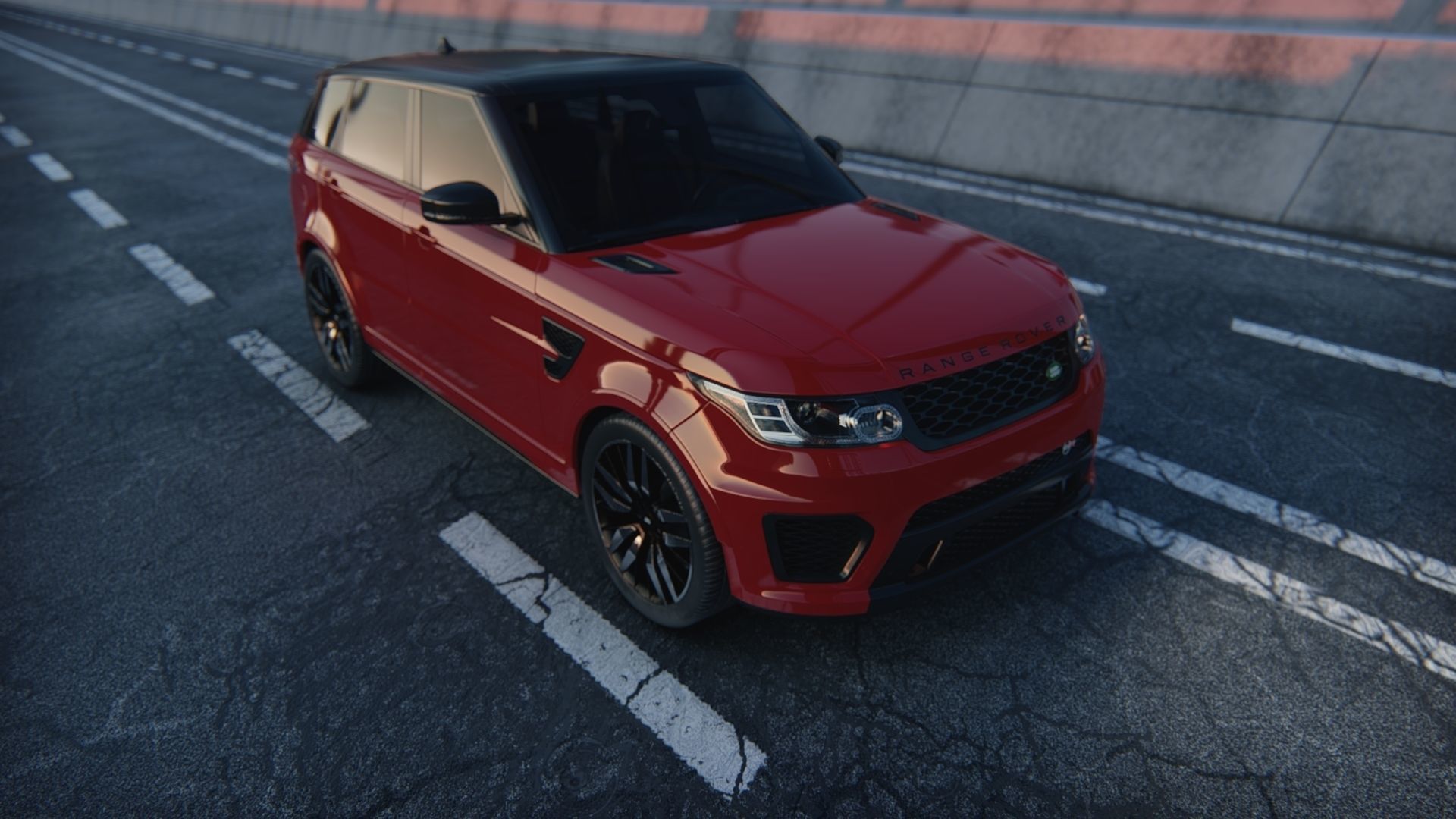 Rang Rover Sport SVR  2015 3D model_31