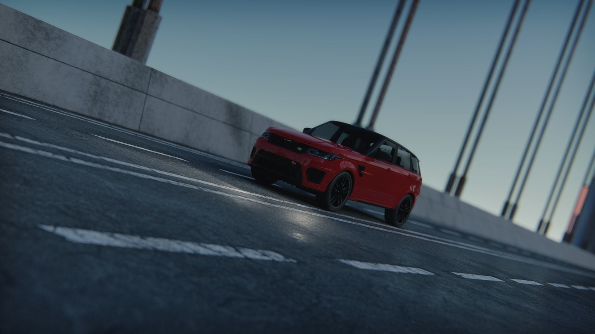 Rang Rover Sport SVR  2015 3D model_23