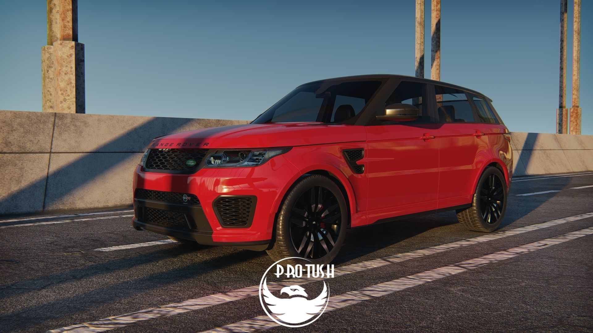 Rang Rover Sport SVR  2015 3D model_9