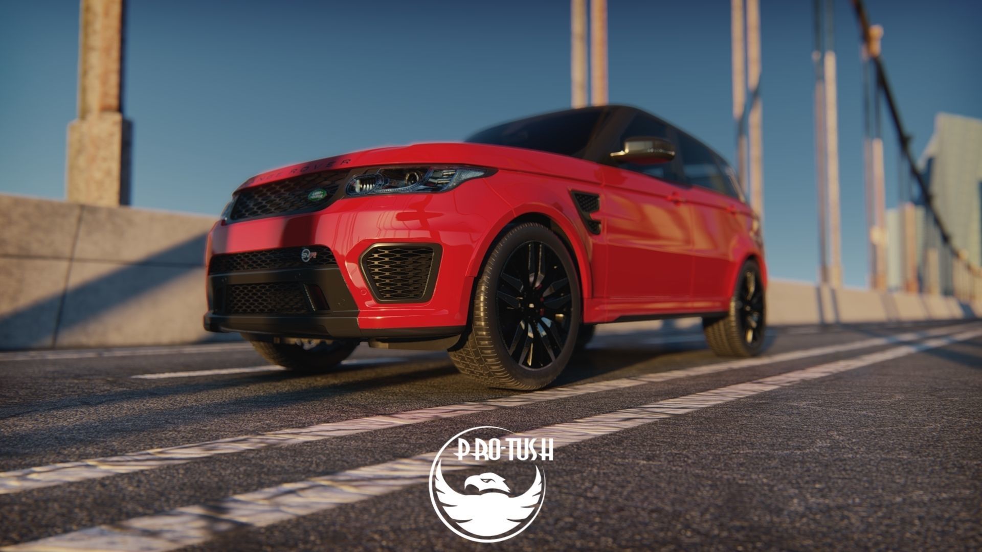 Rang Rover Sport SVR  2015 3D model_25