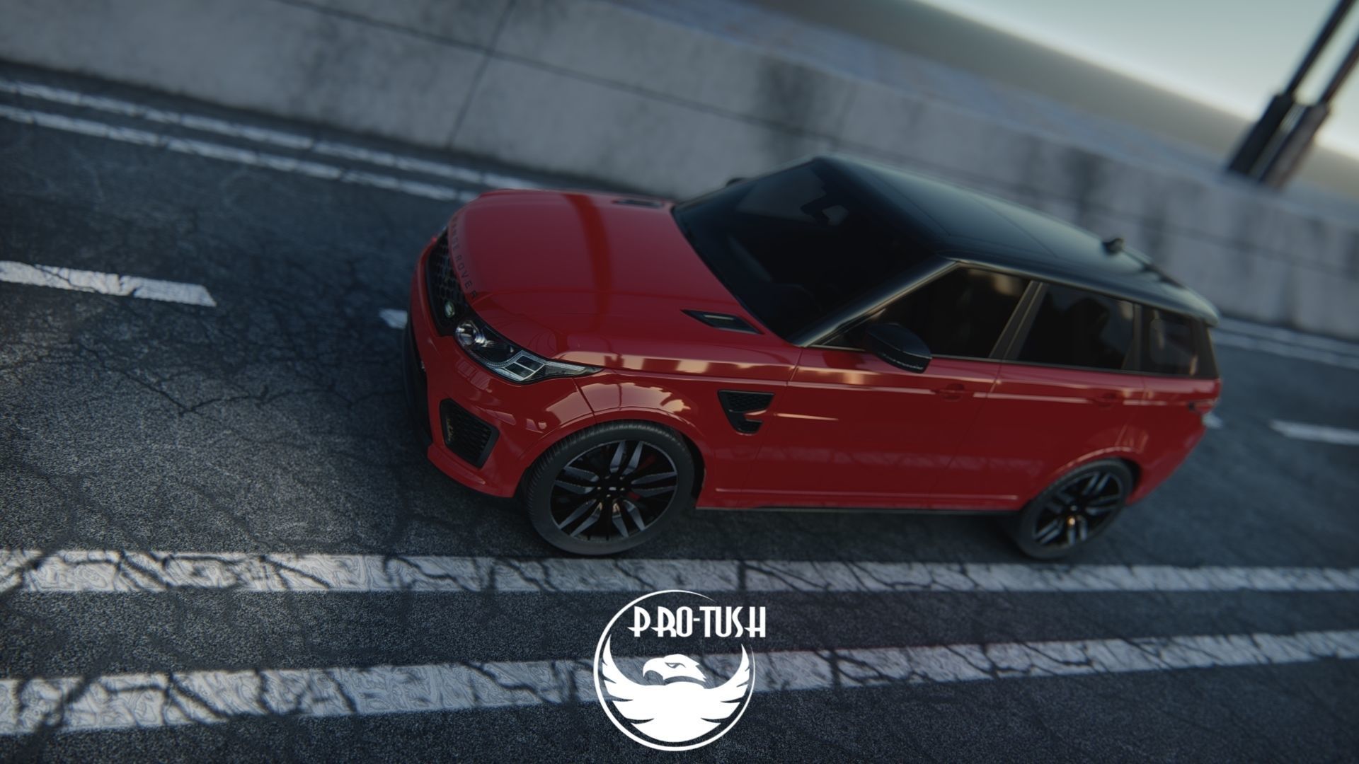 Rang Rover Sport SVR  2015 3D model_26