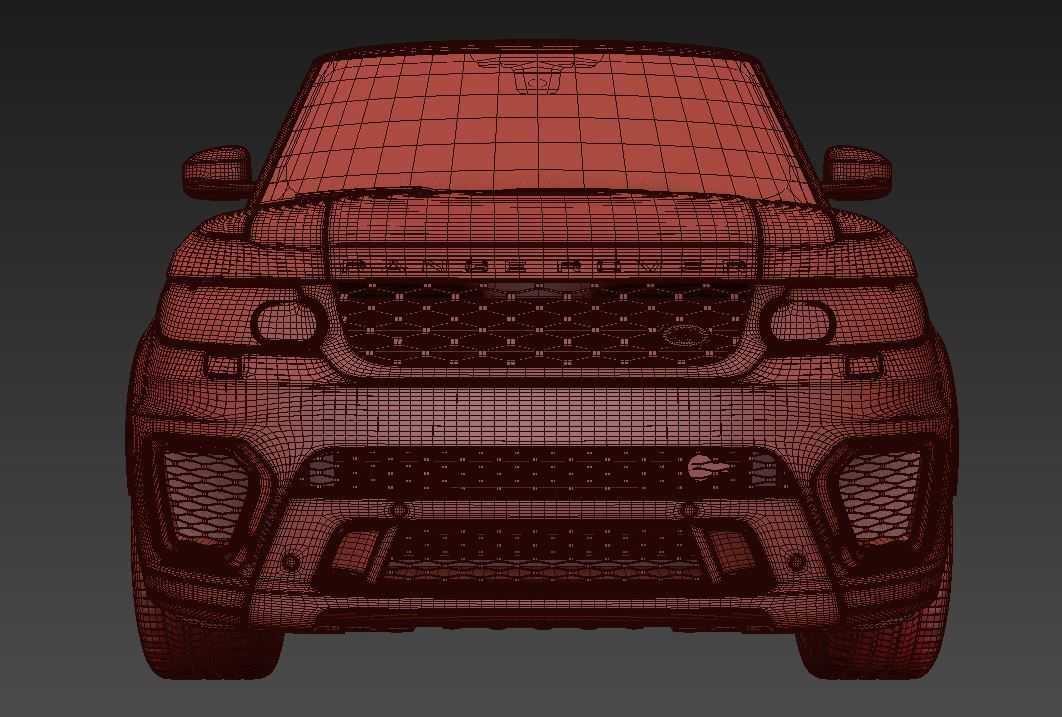 Rang Rover Sport SVR  2015 3D model_14
