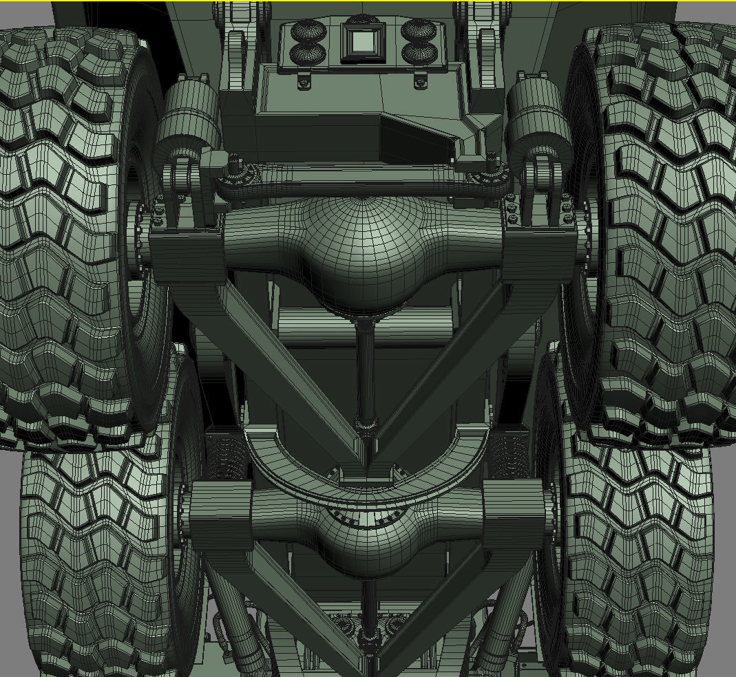 Articulated Truck Komatsu HM300 3D model_54