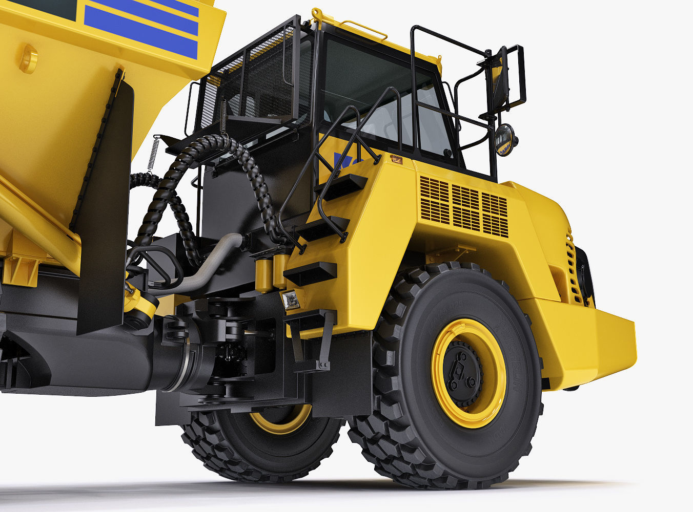 Articulated Truck Komatsu HM300 3D model_23