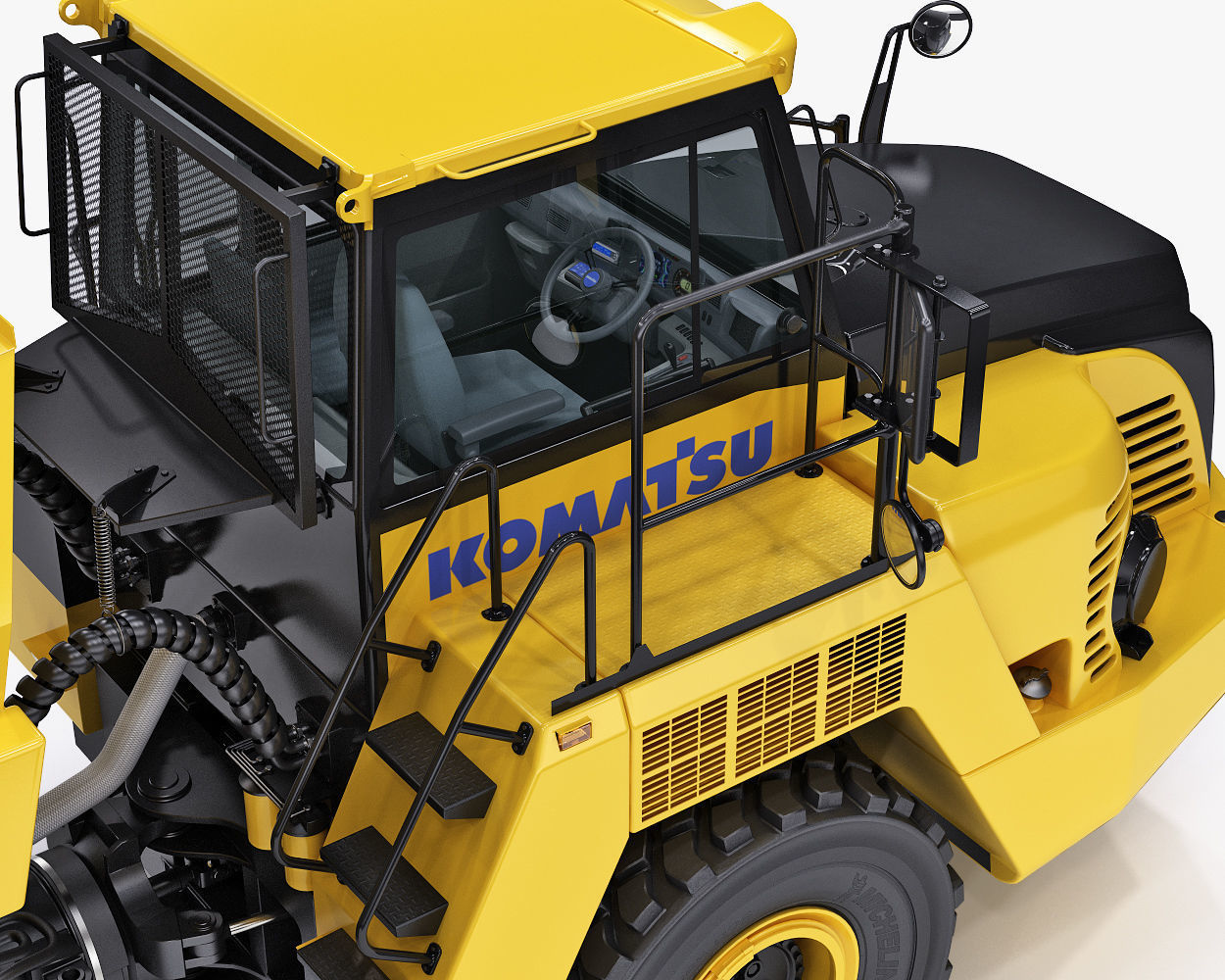 Articulated Truck Komatsu HM300 3D model_17
