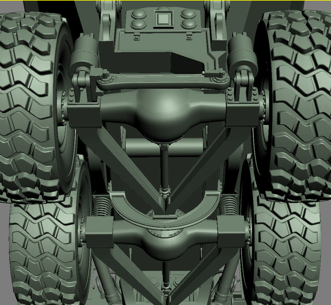 Articulated Truck Komatsu HM300 3D model_53