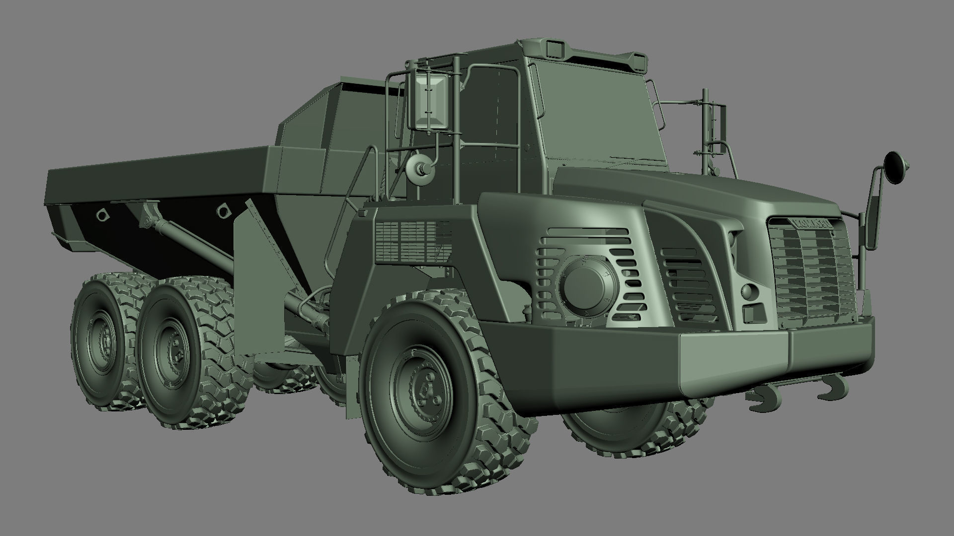 Articulated Truck Komatsu HM300 3D model_33
