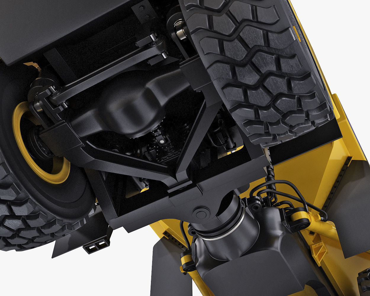 Articulated Truck Komatsu HM300 3D model_29