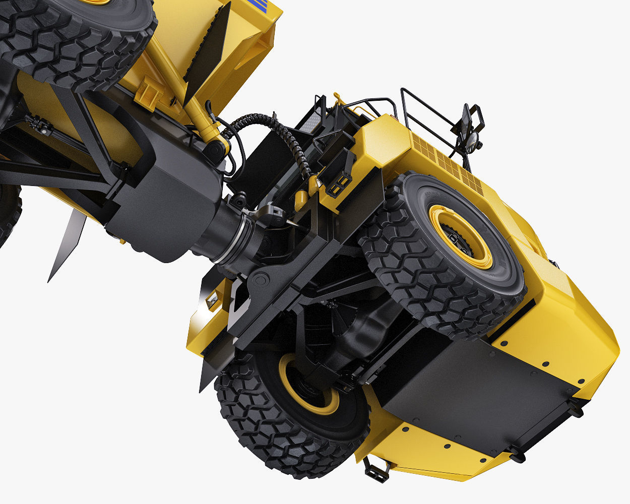 Articulated Truck Komatsu HM300 3D model_26