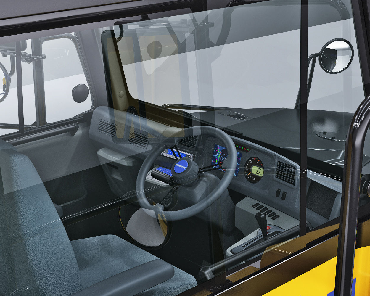 Articulated Truck Komatsu HM300 3D model_21