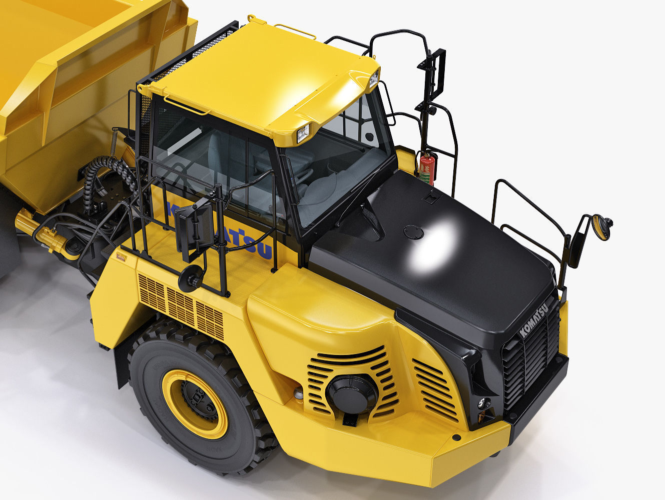 Articulated Truck Komatsu HM300 3D model_16