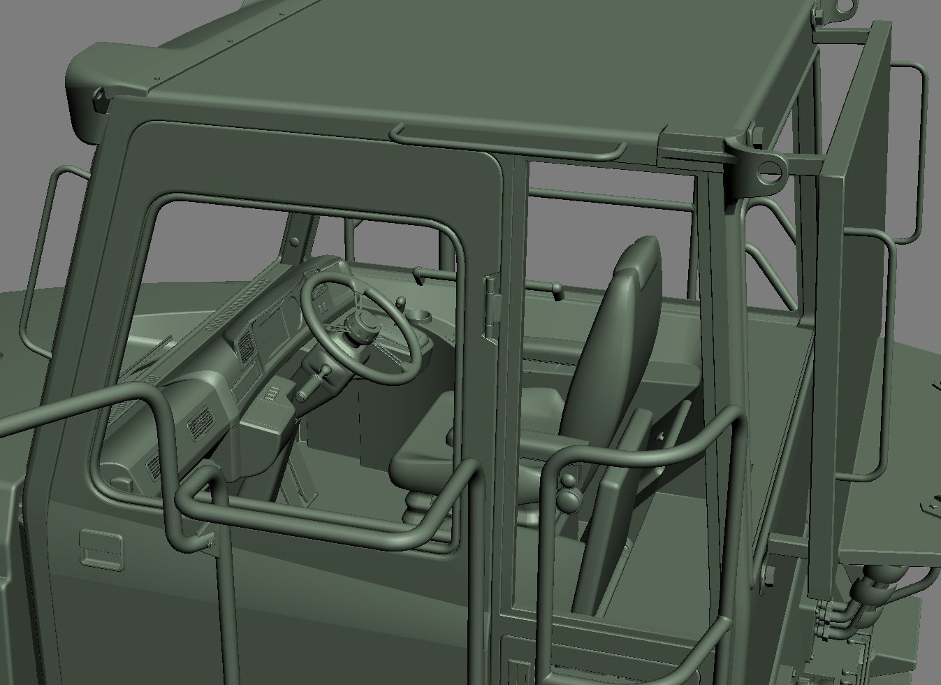 Articulated Truck Komatsu HM300 3D model_47