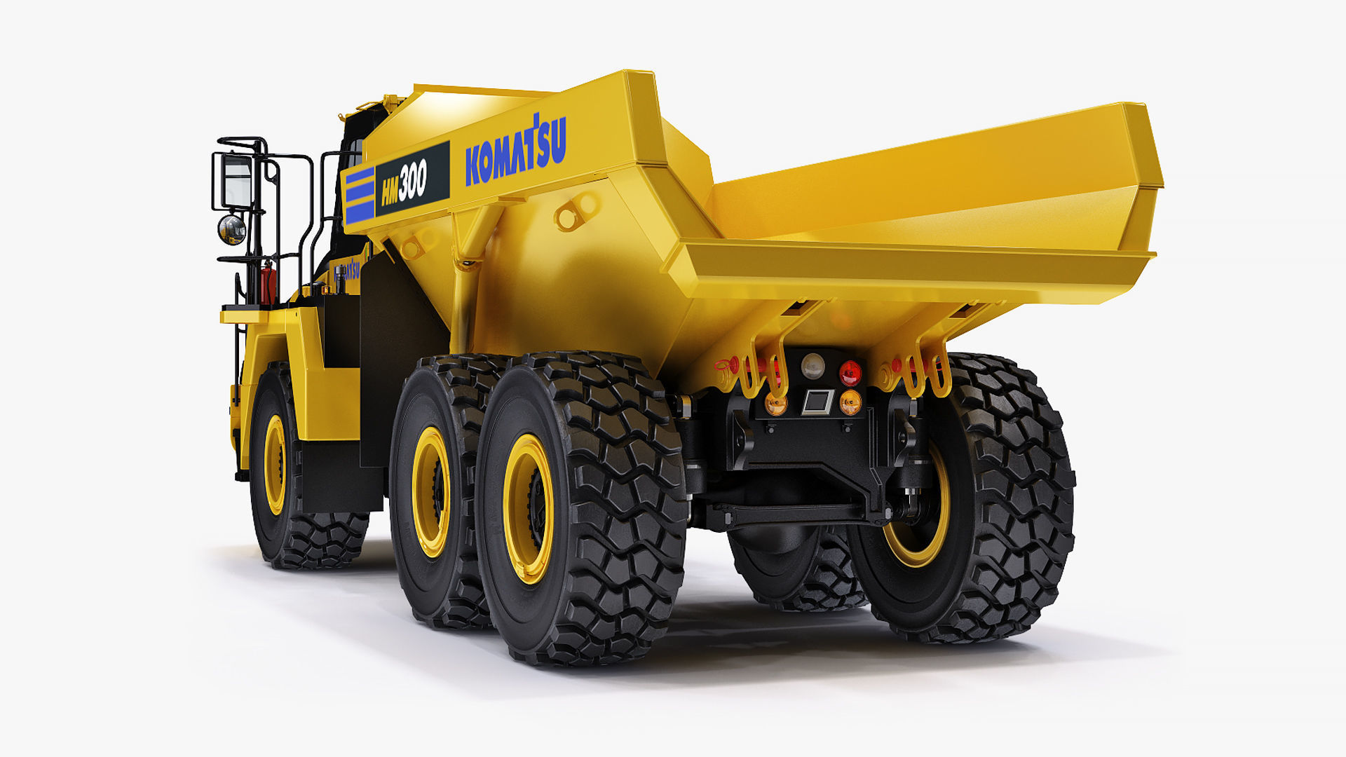 Articulated Truck Komatsu HM300 3D model_6