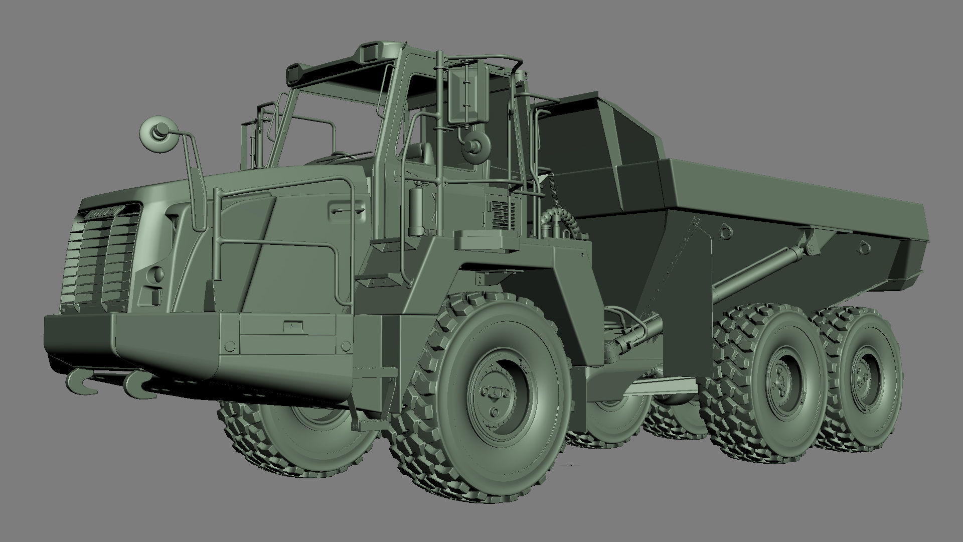 Articulated Truck Komatsu HM300 3D model_31