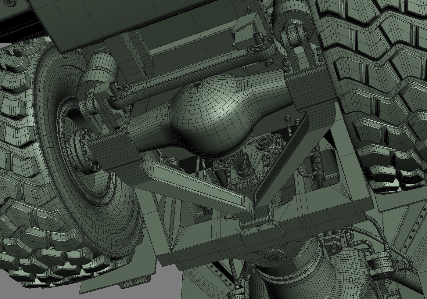 Articulated Truck Komatsu HM300 3D model_52