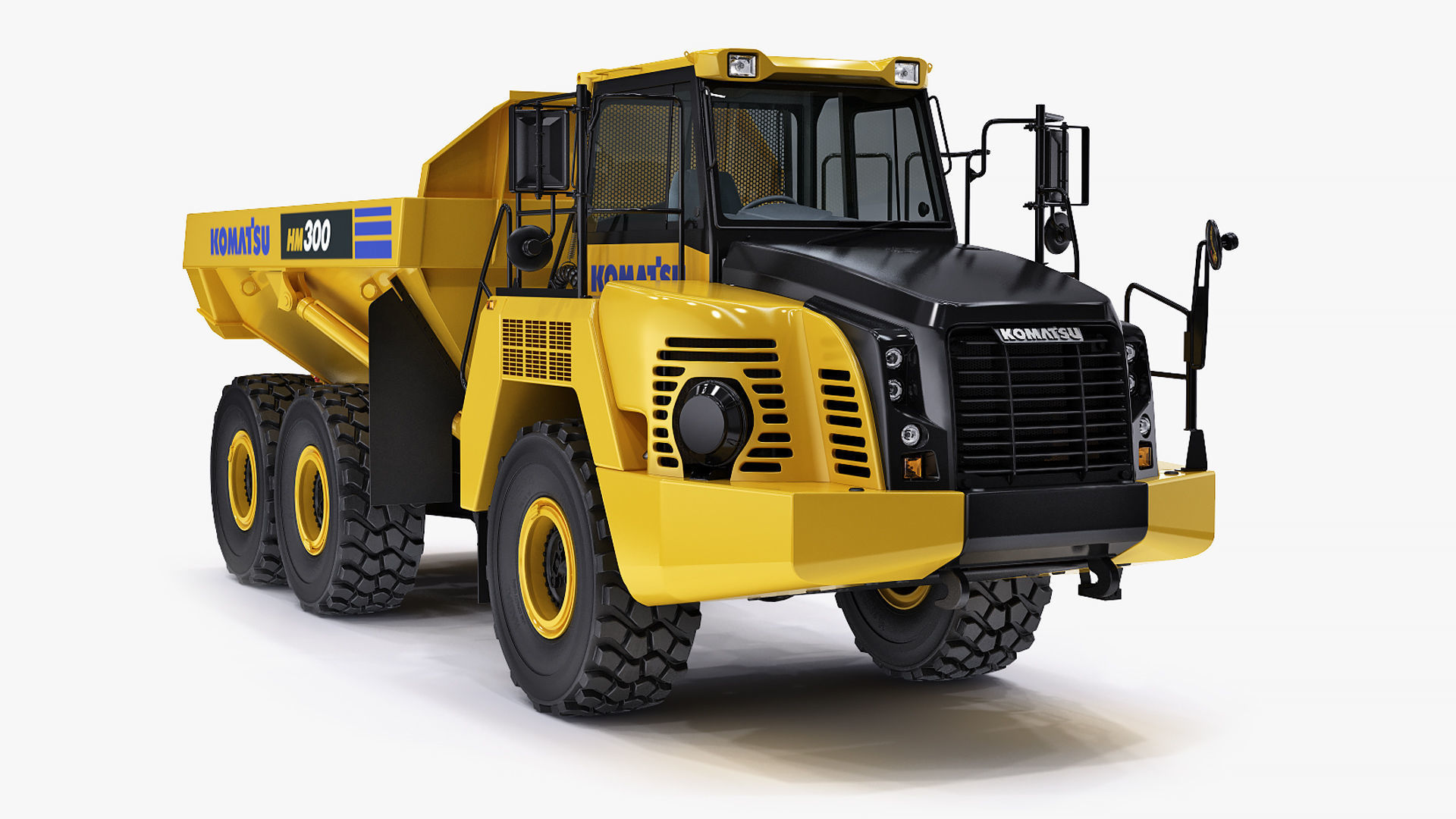 Articulated Truck Komatsu HM300 3D model_10