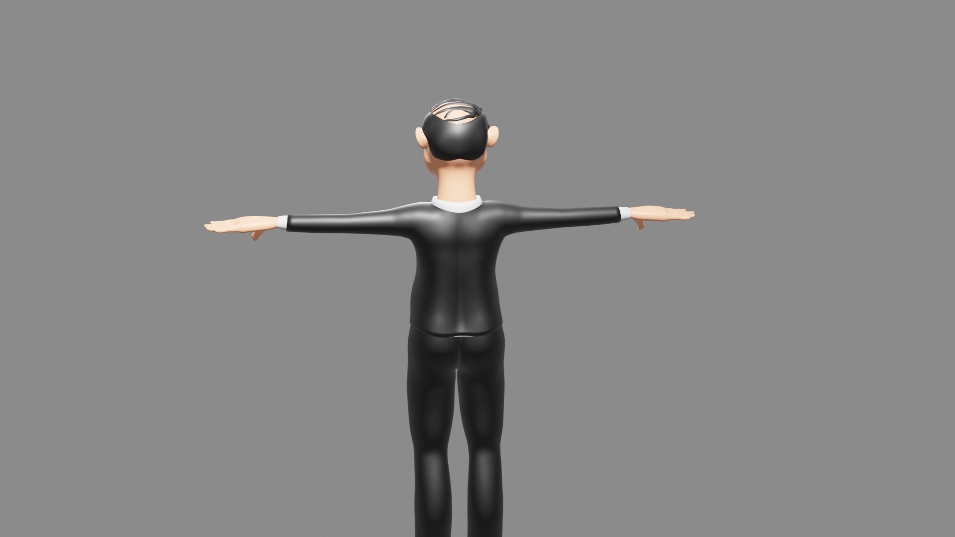 Modeled Character Low-poly 3D model_2