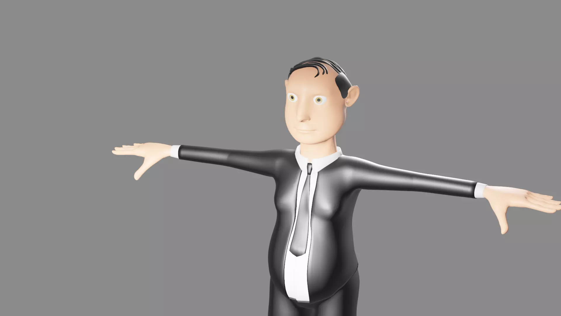 Modeled Character Low-poly 3D model_0