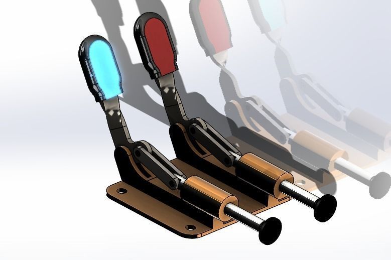 super toggle clamp 3D model_2