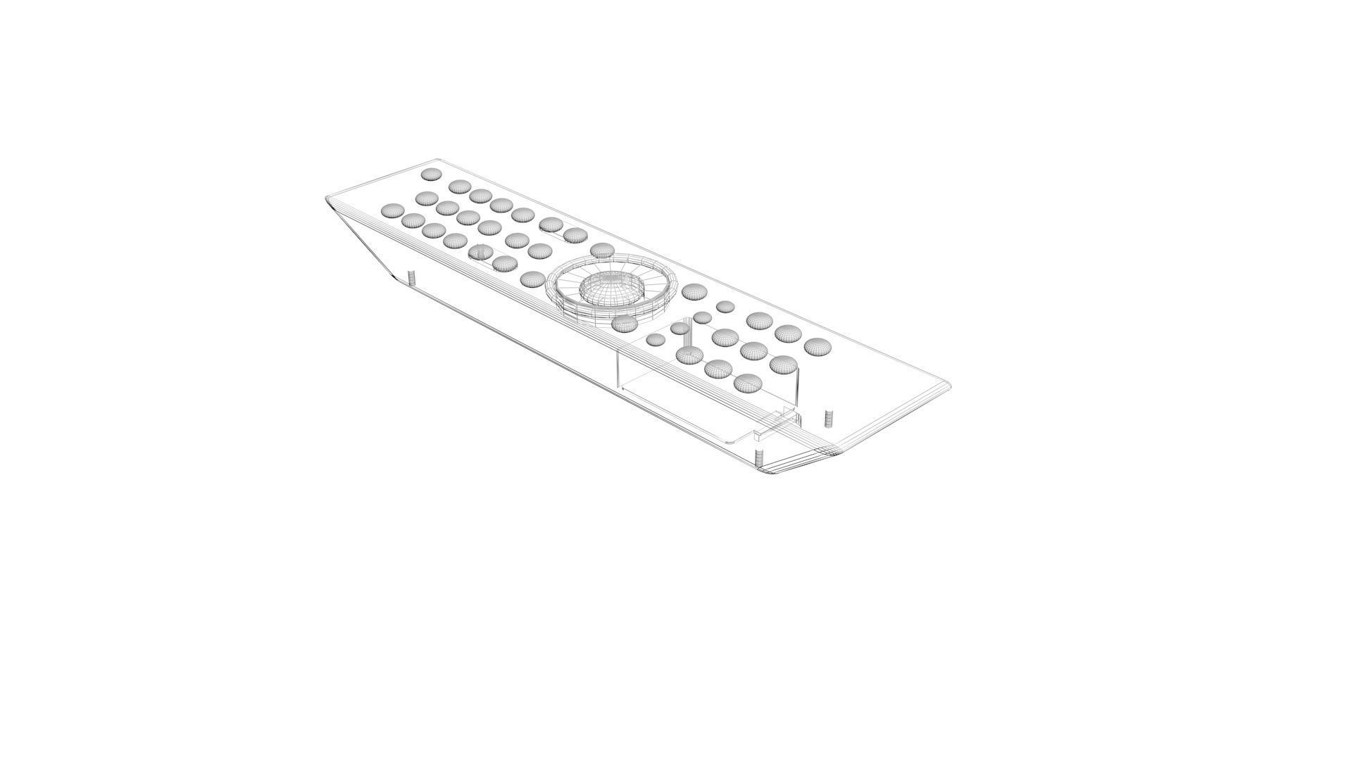 Arris Remote Control 3D model_6