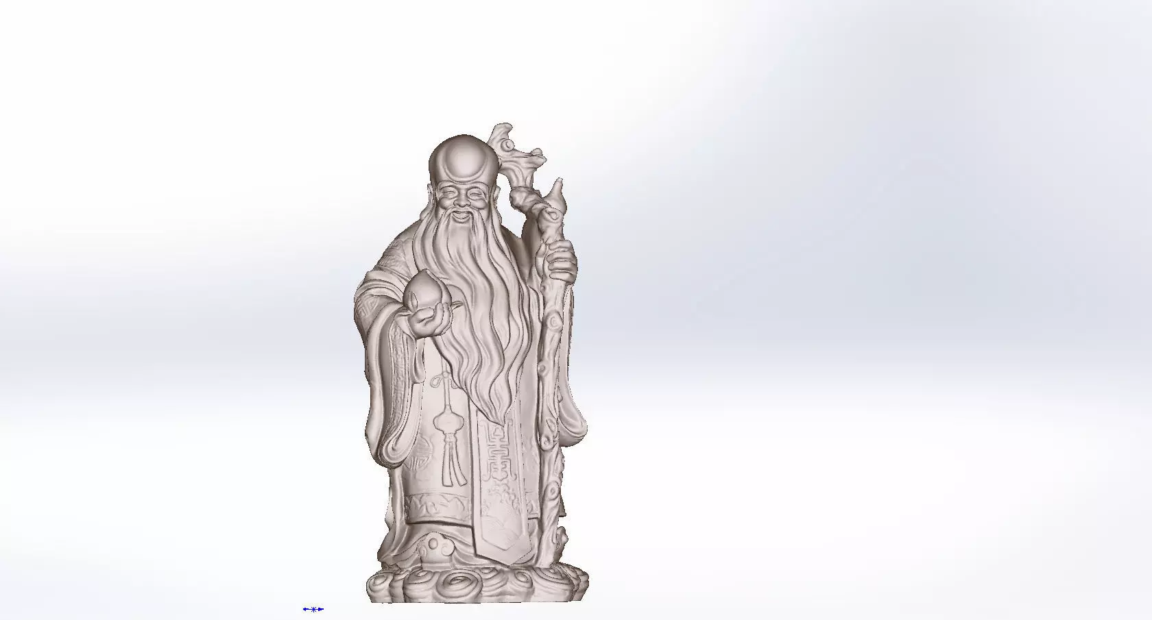 better statue of person 3D print model