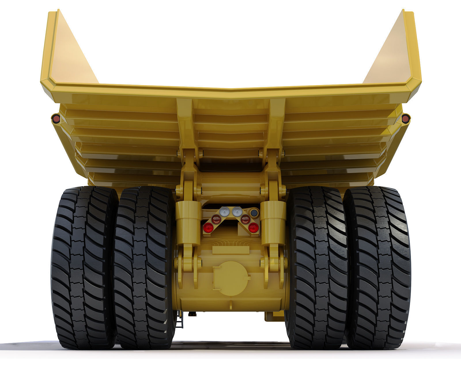 Mining dump truck Komatsu 830E-AC 3D model_8