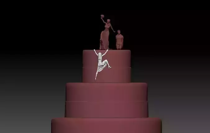 NEW WEDDING BRIDE ex CAKE 1