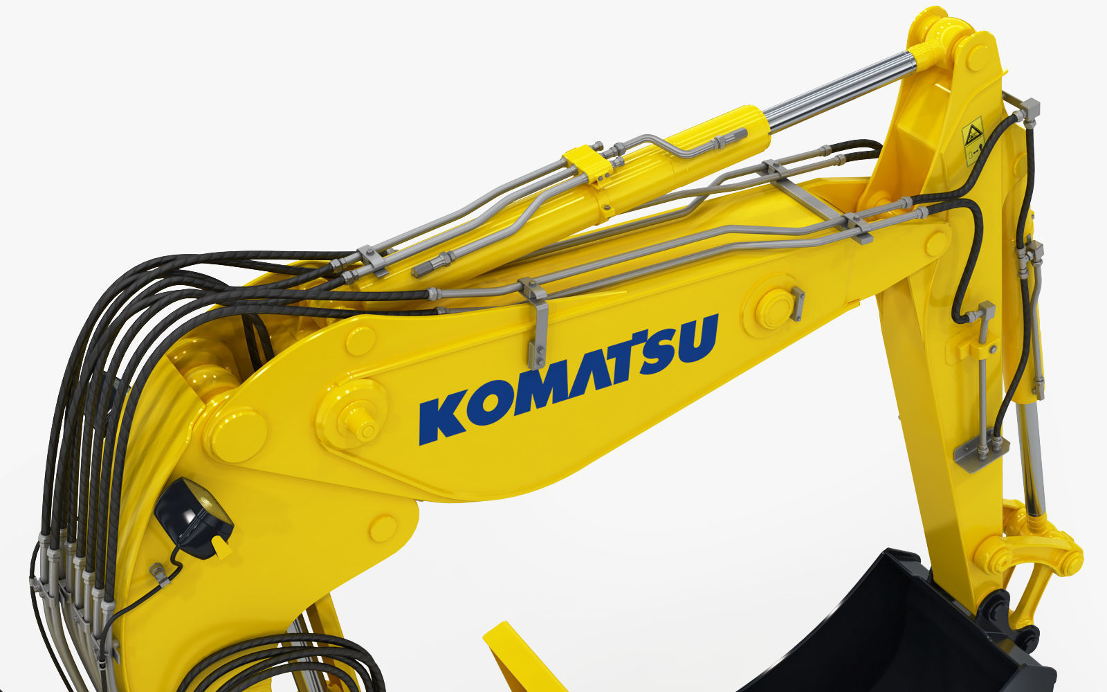 Wheeled Excavator Komatsu PW98MR-8 3D model_17