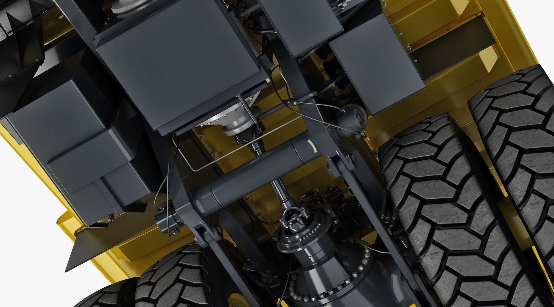 Komatsu HD605-8 Rigid Dump Truck 3D model_17