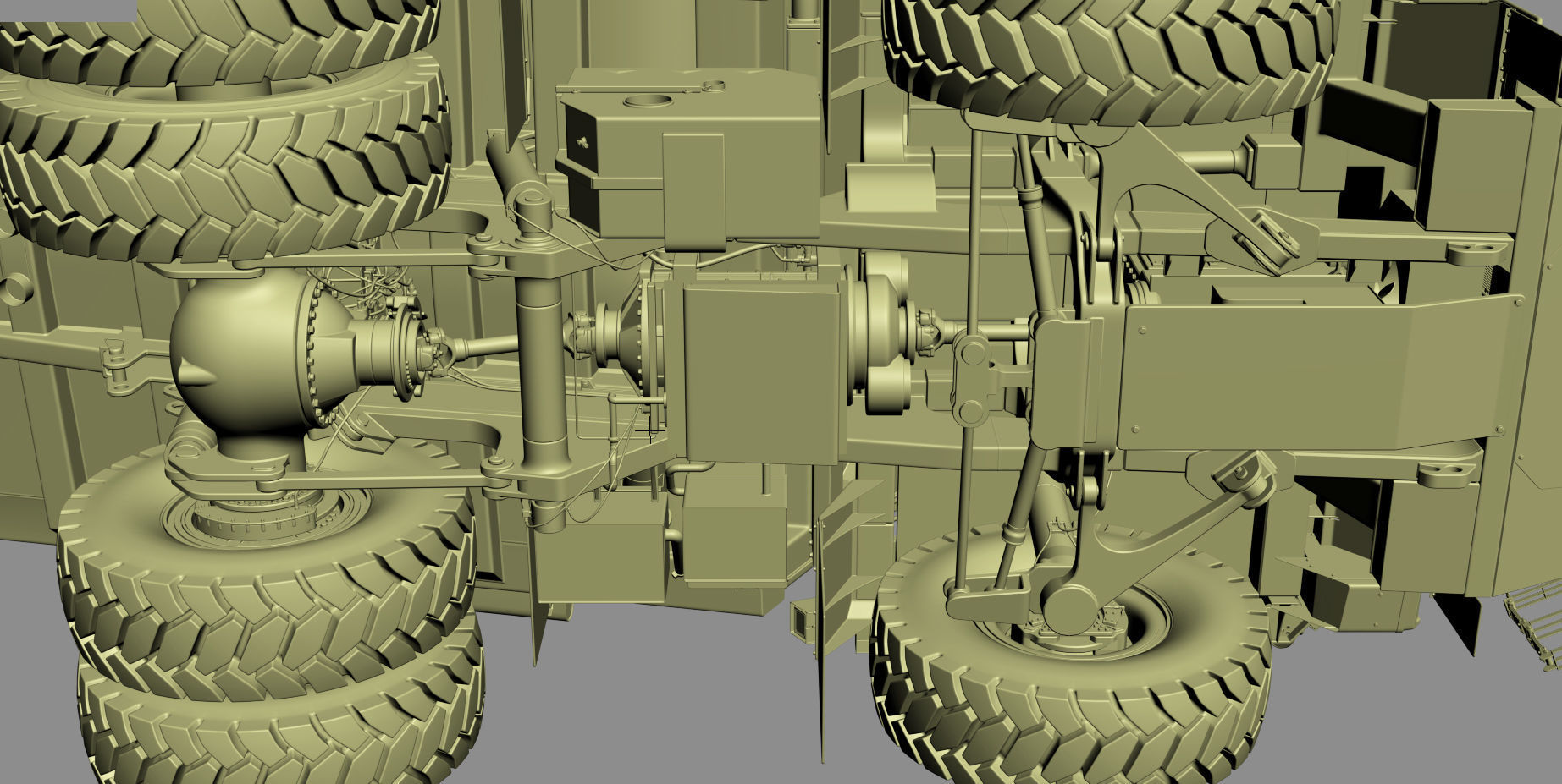 Komatsu HD605-8 Rigid Dump Truck 3D model_35