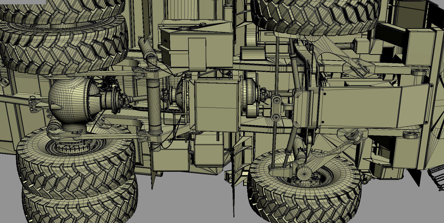 Komatsu HD605-8 Rigid Dump Truck 3D model_36