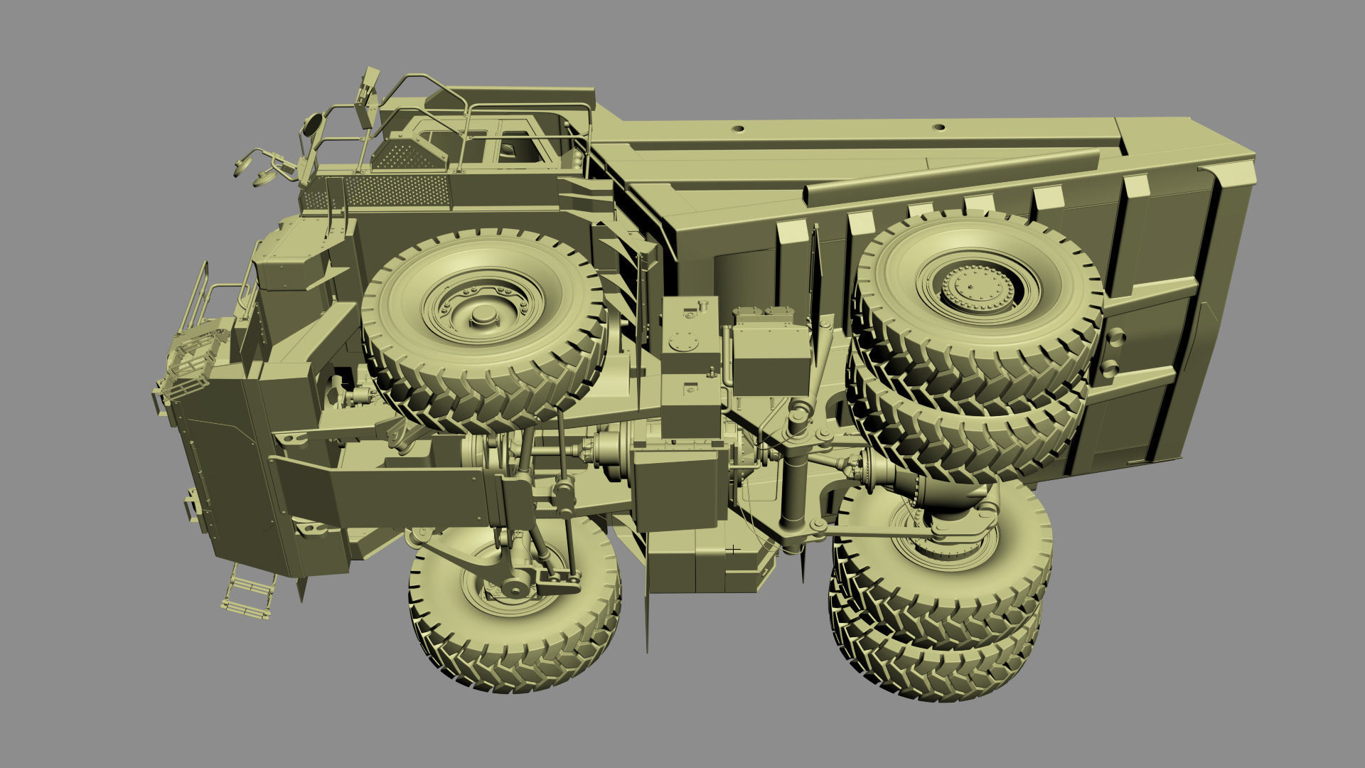 Komatsu HD605-8 Rigid Dump Truck 3D model_27