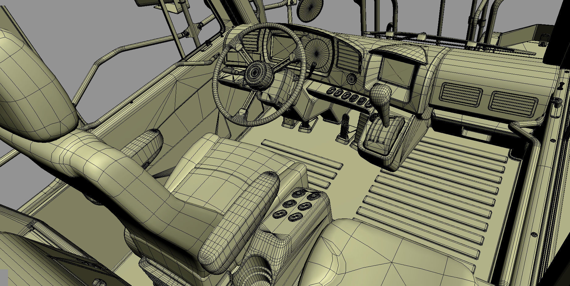 Komatsu HD605-8 Rigid Dump Truck 3D model_48