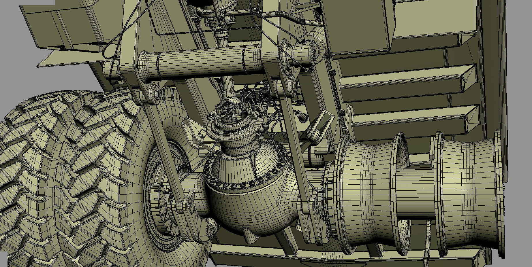 Komatsu HD605-8 Rigid Dump Truck 3D model_38