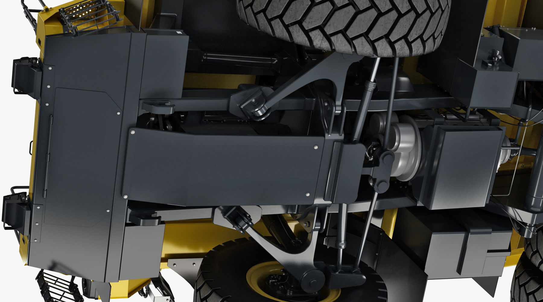 Komatsu HD605-8 Rigid Dump Truck 3D model_16