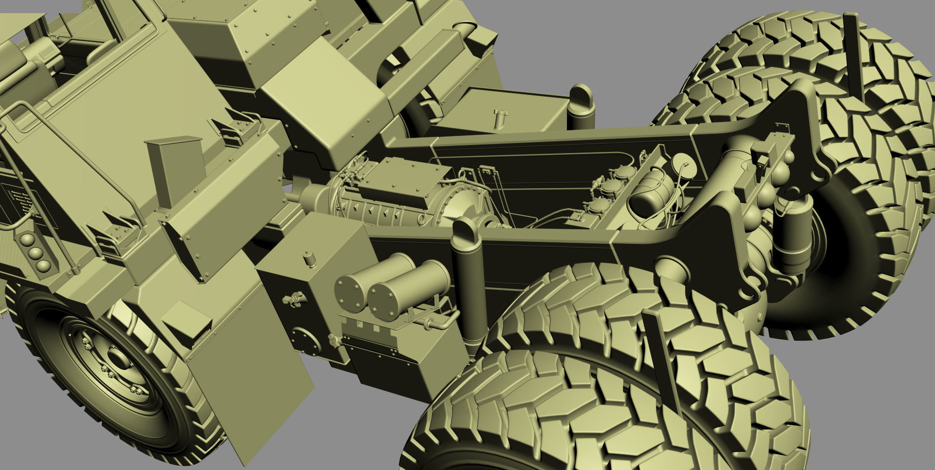 Komatsu HD605-8 Rigid Dump Truck 3D model_41