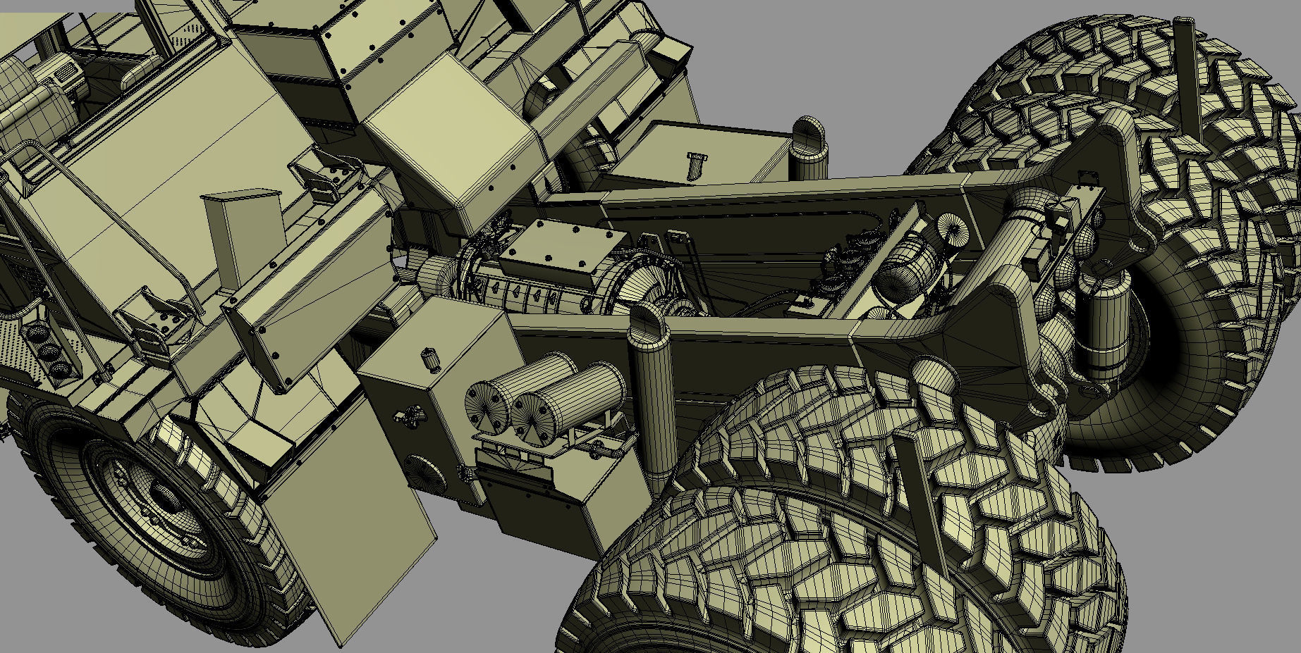 Komatsu HD605-8 Rigid Dump Truck 3D model_42