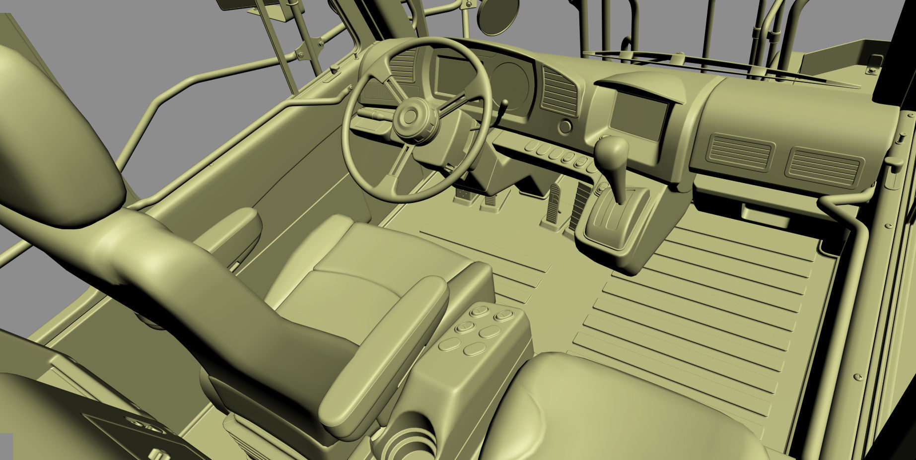 Komatsu HD605-8 Rigid Dump Truck 3D model_47