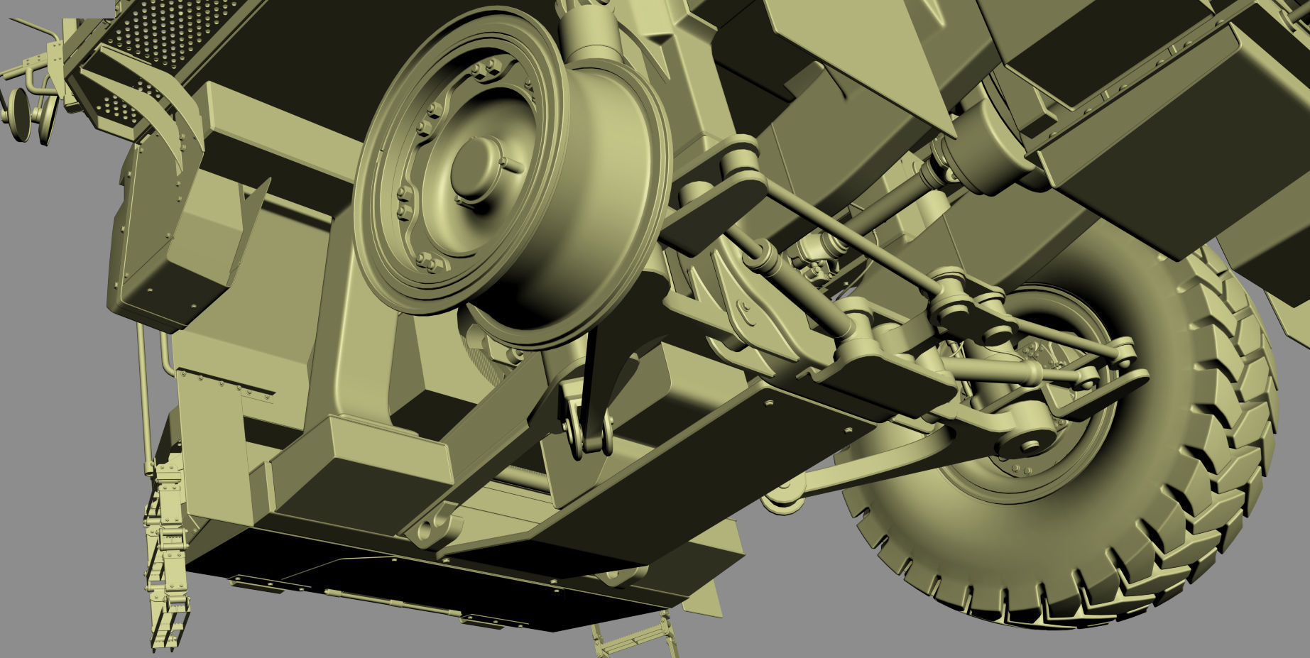 Komatsu HD605-8 Rigid Dump Truck 3D model_43