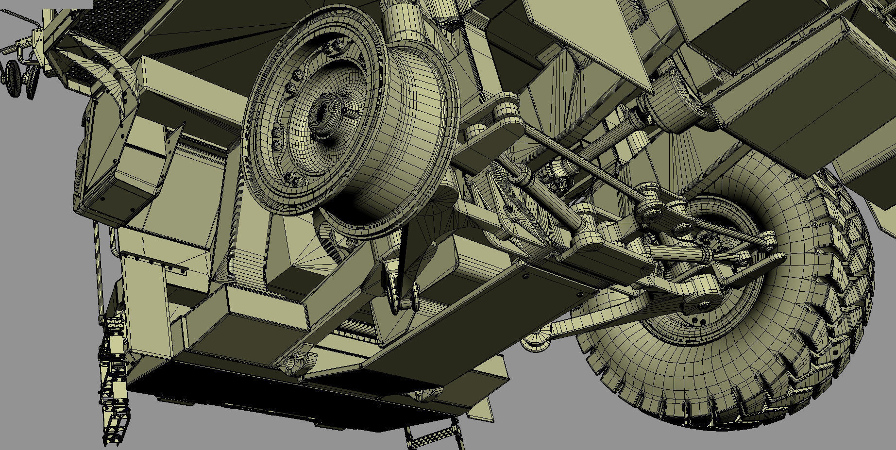 Komatsu HD605-8 Rigid Dump Truck 3D model_44