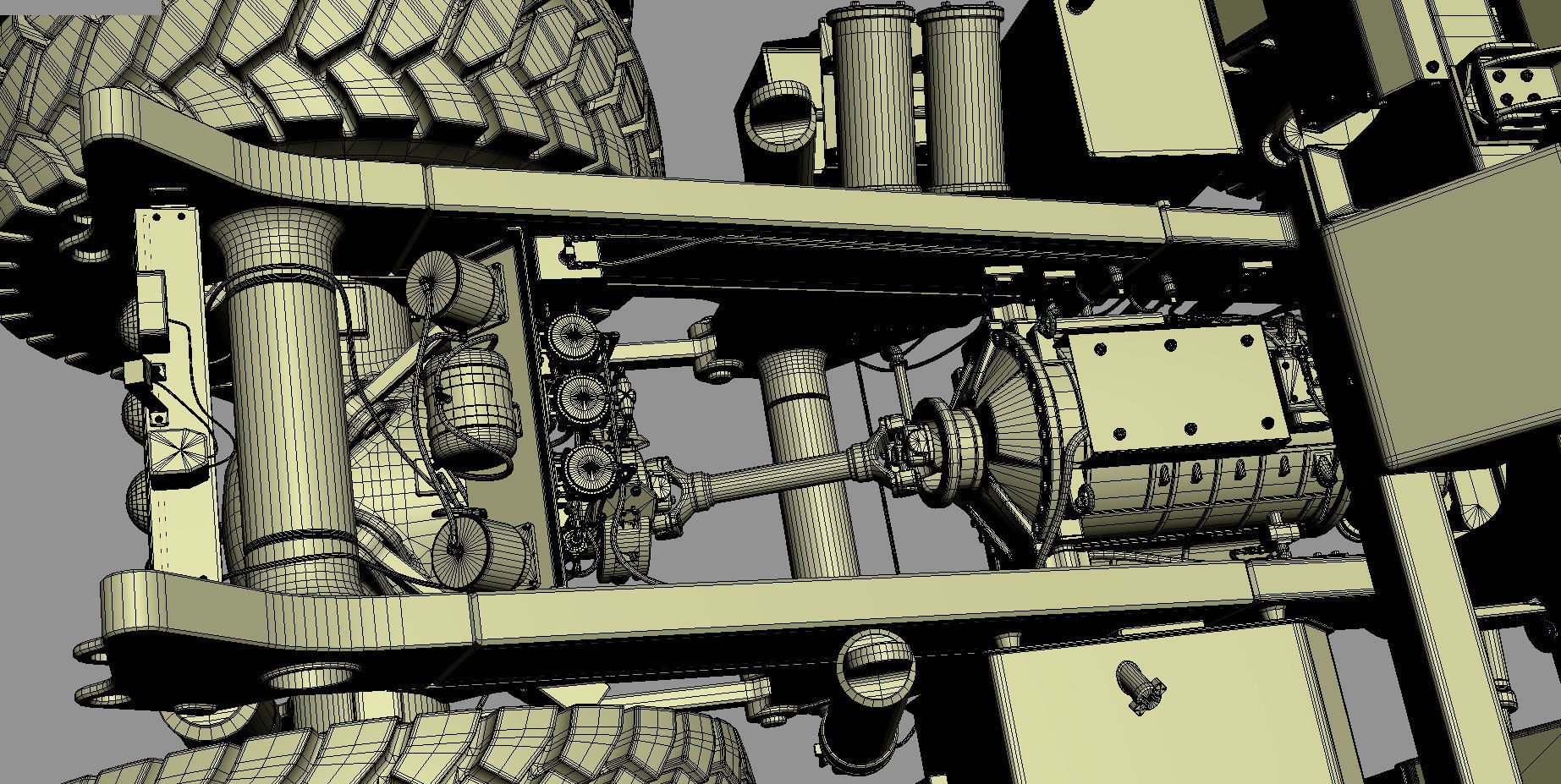 Komatsu HD605-8 Rigid Dump Truck 3D model_40