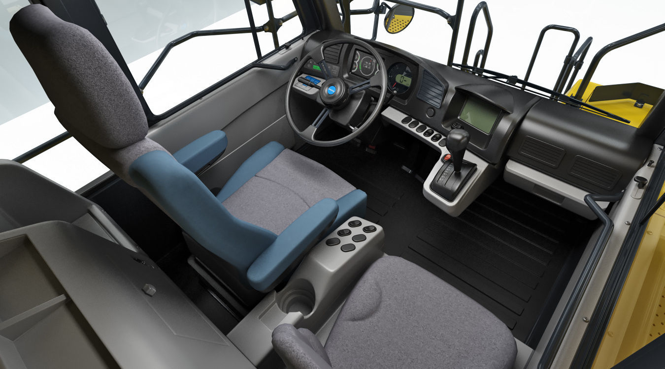 Komatsu HD605-8 Rigid Dump Truck 3D model_14