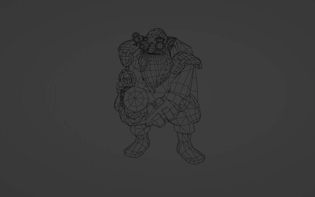 Kardel Sharpeye - sniper Low-poly 3D model_4