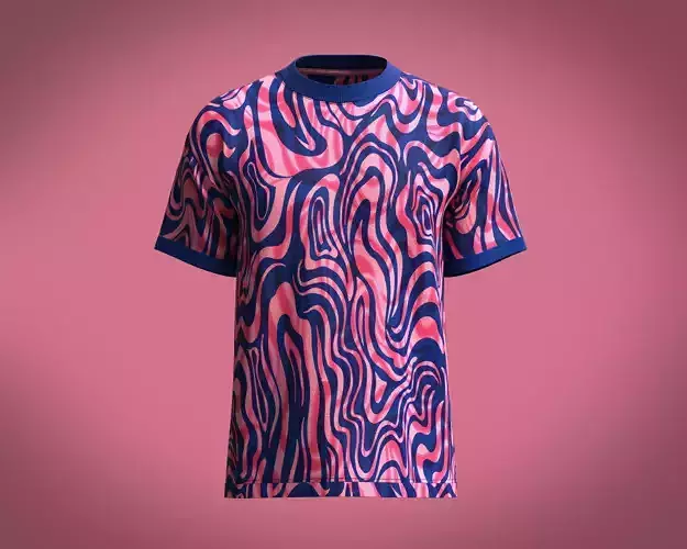 Mens Zebra Print T-Shirt