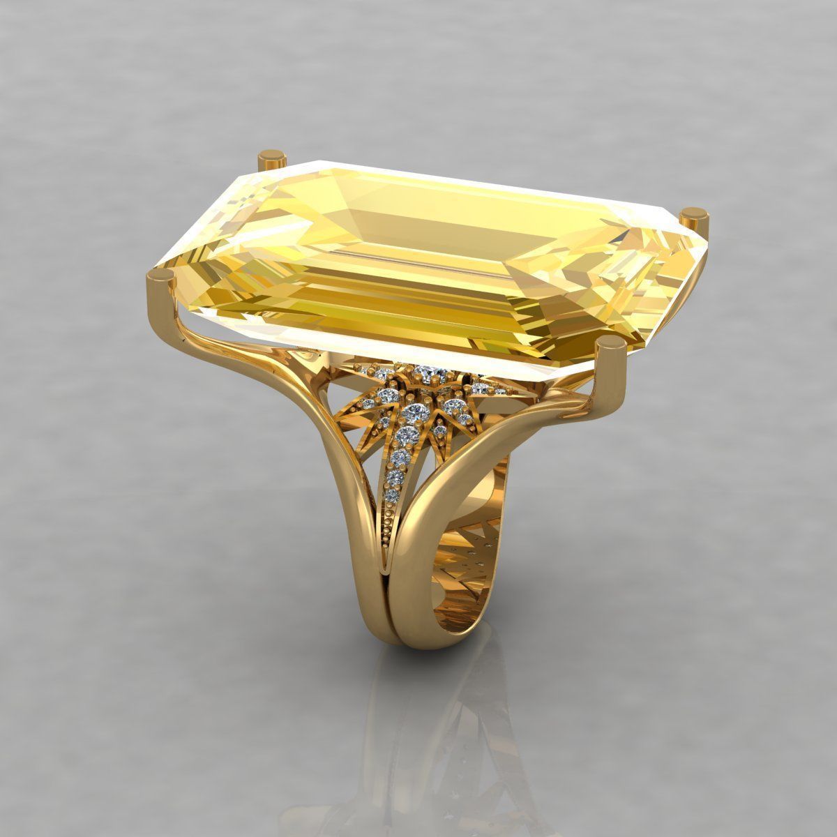 Ring 3DM STL OBJ model for 3D printing and CNC 3D print mode 3D print model_2